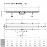 Трап душевой Pestan Confluo Frameless Line Трап душевой Pestan Confluo Frameless Line